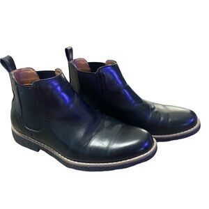 Men’s Rockland Black Chelsea Boots, Deer Stags  size 4M